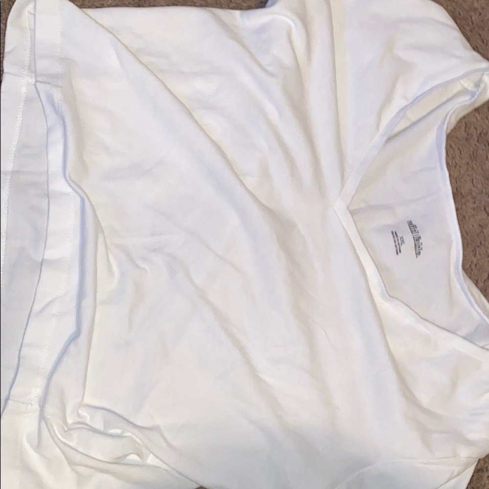 White crop top